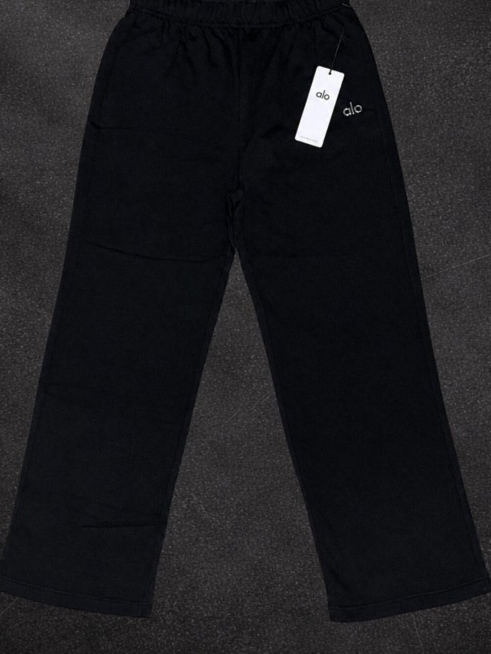 ALO Yoga Accolade Straight Leg Sweatpants Black NWT Size M